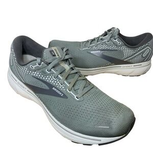 Brooks Ghost 14 Running Shoes Gray Men's Sz 12 Gym Walking Light Flex Sneakers